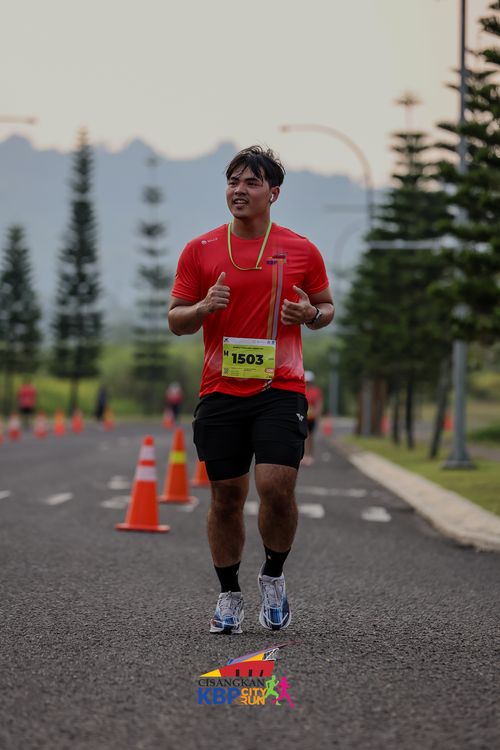 Race photo from CISANGKAN KBP CITY RUN 2025