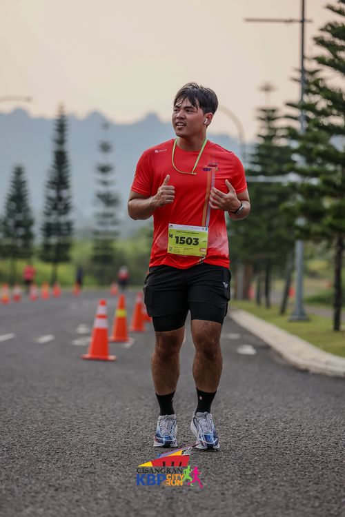 Race photo from CISANGKAN KBP CITY RUN 2025