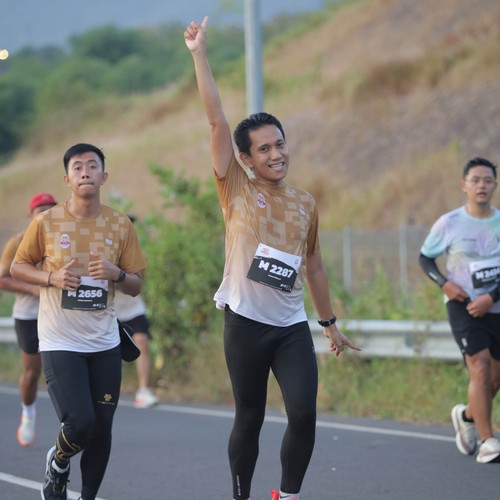 Race photo from KEDIRI HALF MARATHON 2026