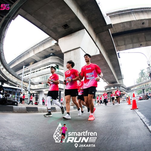 Race photo from SMARTFREN RUN 2026