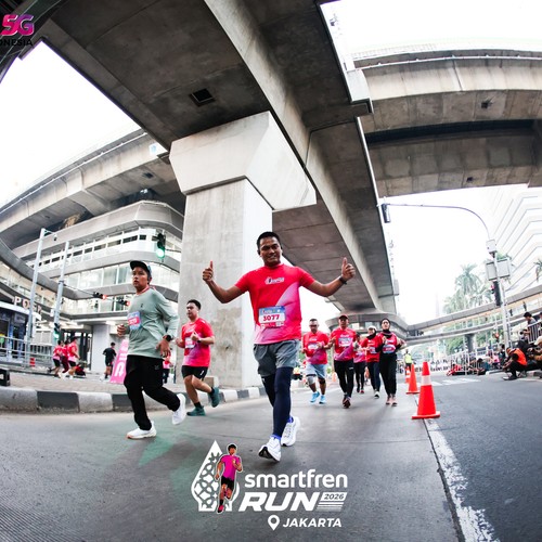 Race photo from SMARTFREN RUN 2026