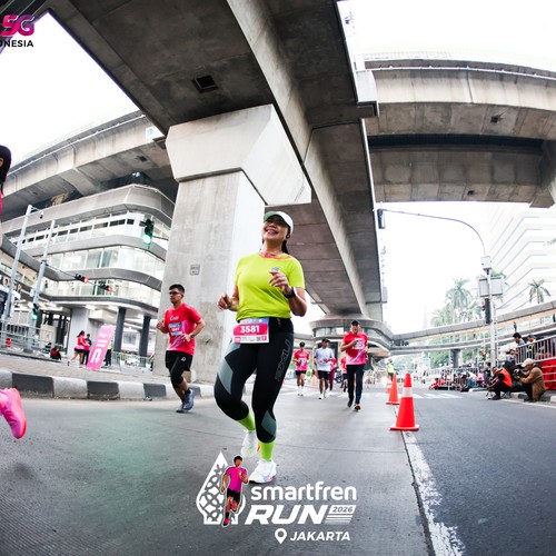 Race photo from SMARTFREN RUN 2026