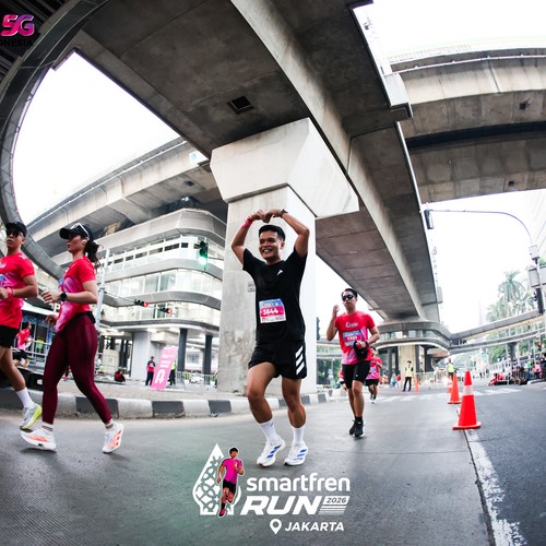 Race photo from SMARTFREN RUN 2026