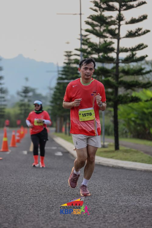 Race photo from CISANGKAN KBP CITY RUN 2025