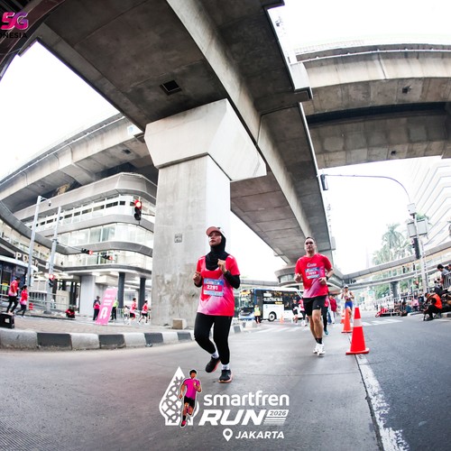 Race photo from SMARTFREN RUN 2026