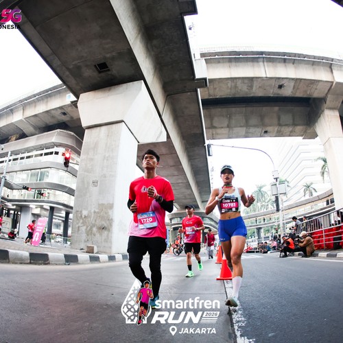 Race photo from SMARTFREN RUN 2026