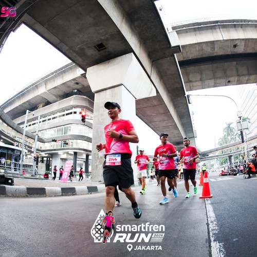 Race photo from SMARTFREN RUN 2026