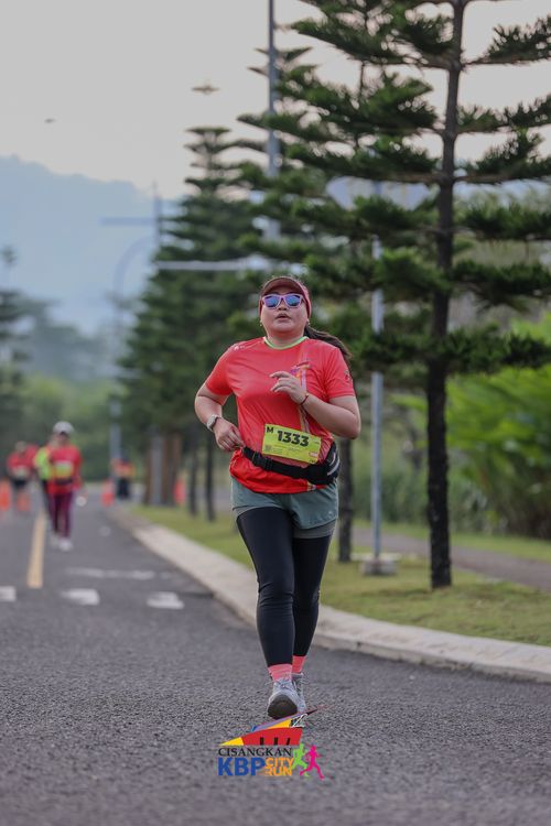 Race photo from CISANGKAN KBP CITY RUN 2025