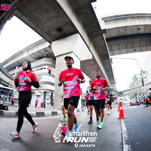 Race photo from SMARTFREN RUN 2026