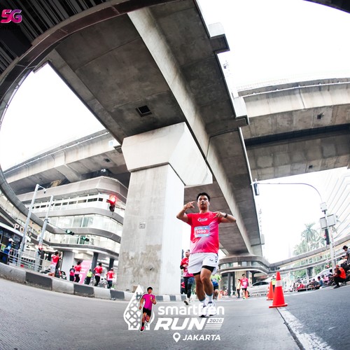 Race photo from SMARTFREN RUN 2026