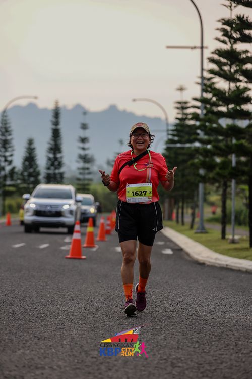 Race photo from CISANGKAN KBP CITY RUN 2025