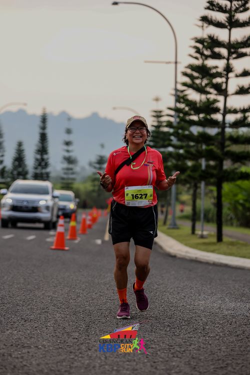 Race photo from CISANGKAN KBP CITY RUN 2025