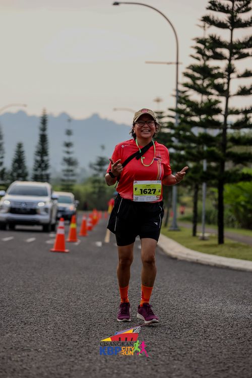 Race photo from CISANGKAN KBP CITY RUN 2025