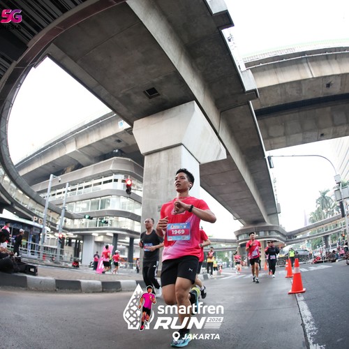 Race photo from SMARTFREN RUN 2026