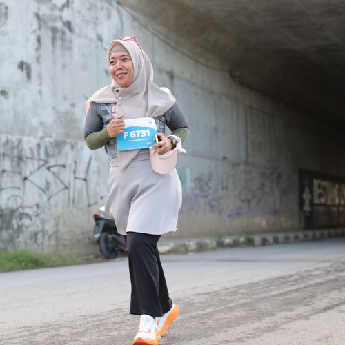 Race photo from KEDIRI HALF MARATHON 2026