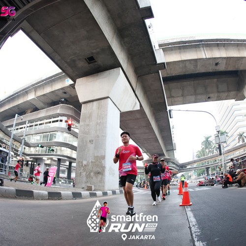 Race photo from SMARTFREN RUN 2026