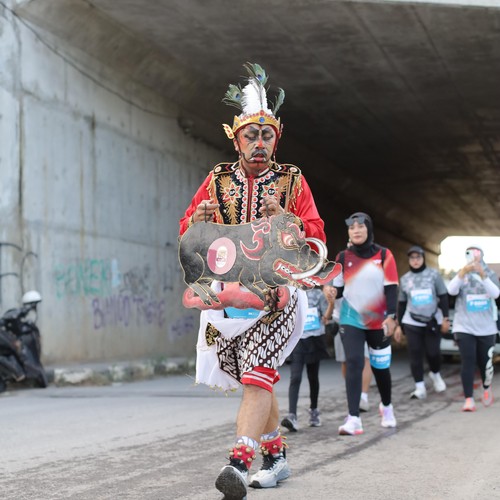 Race photo from KEDIRI HALF MARATHON 2026