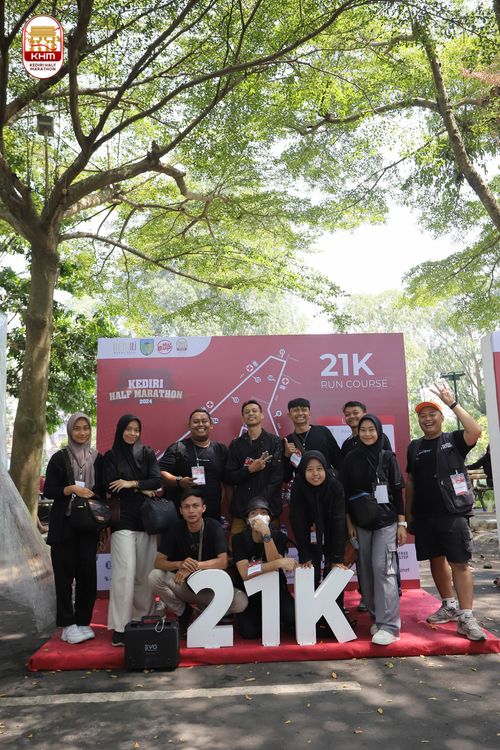 Race photo from Kediri Half Marathon 2024