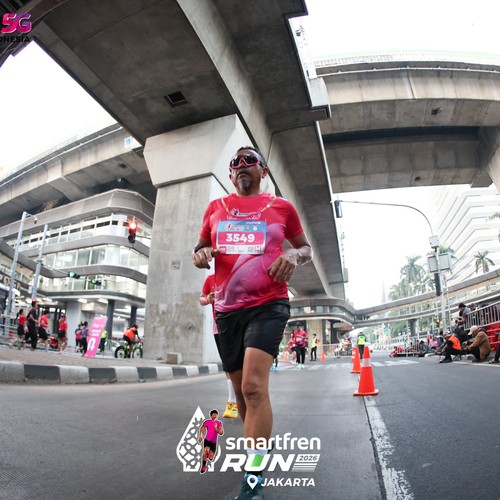 Race photo from SMARTFREN RUN 2026