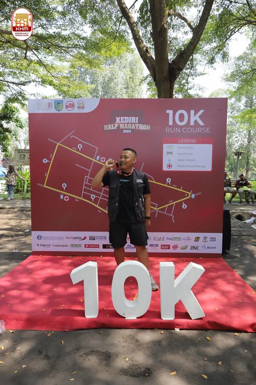 Race photo from Kediri Half Marathon 2024