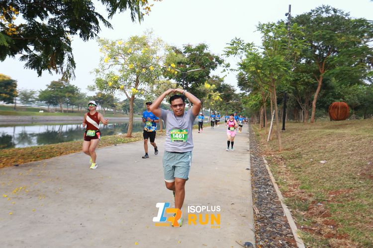 Race photo from ISOPlus Run 2024 Jakarta