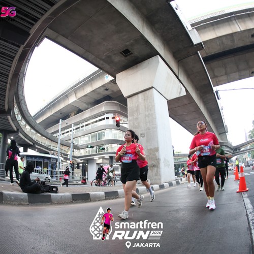 Race photo from SMARTFREN RUN 2026