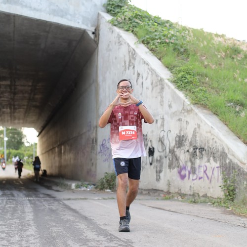 Race photo from KEDIRI HALF MARATHON 2026