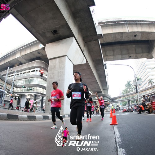 Race photo from SMARTFREN RUN 2026