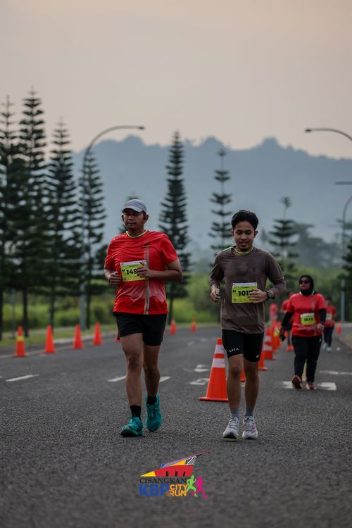 Race photo from CISANGKAN KBP CITY RUN 2025