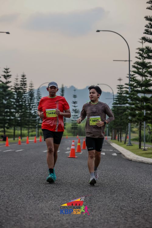 Race photo from CISANGKAN KBP CITY RUN 2025