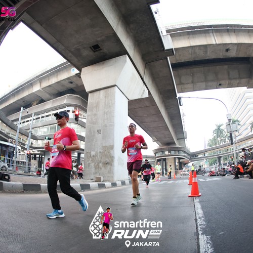 Race photo from SMARTFREN RUN 2026