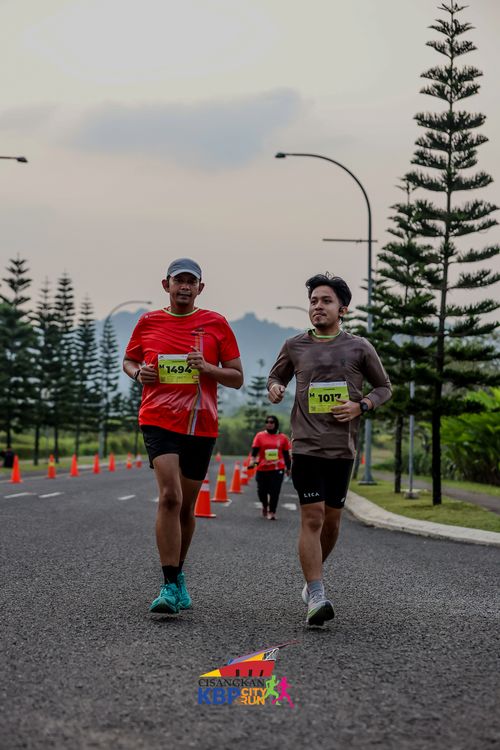 Race photo from CISANGKAN KBP CITY RUN 2025
