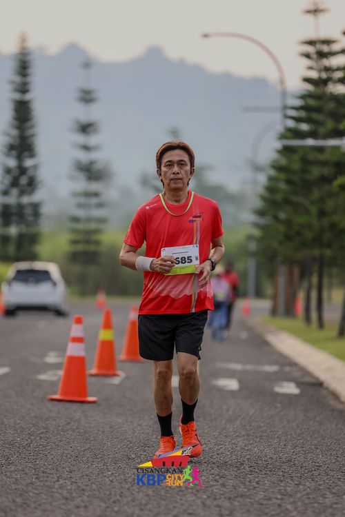 Race photo from CISANGKAN KBP CITY RUN 2025