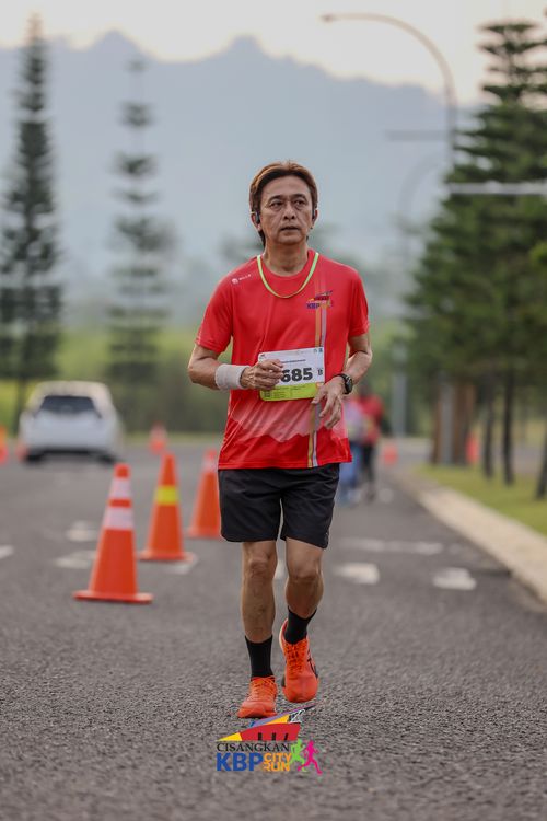 Race photo from CISANGKAN KBP CITY RUN 2025