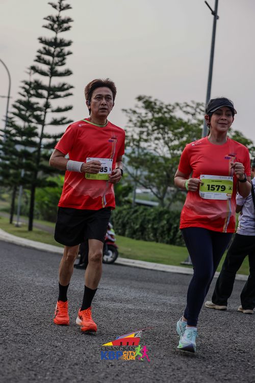 Race photo from CISANGKAN KBP CITY RUN 2025