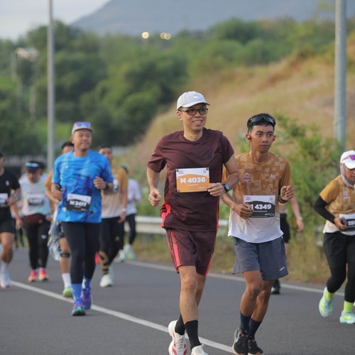 Race photo from KEDIRI HALF MARATHON 2026