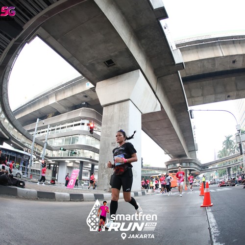 Race photo from SMARTFREN RUN 2026