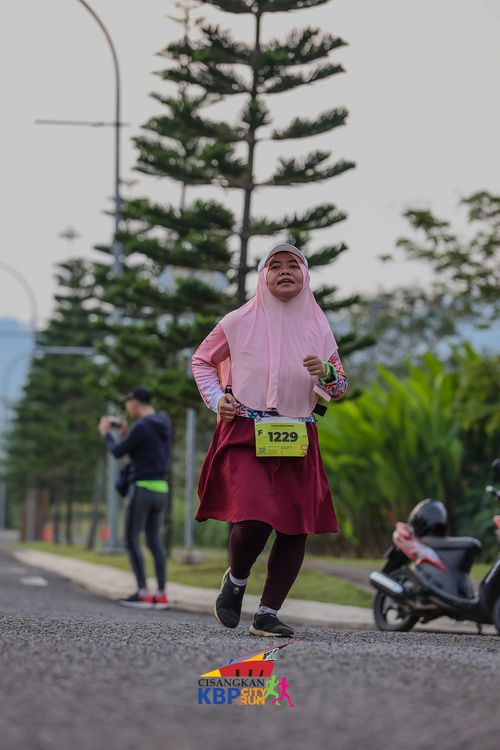 Race photo from CISANGKAN KBP CITY RUN 2025