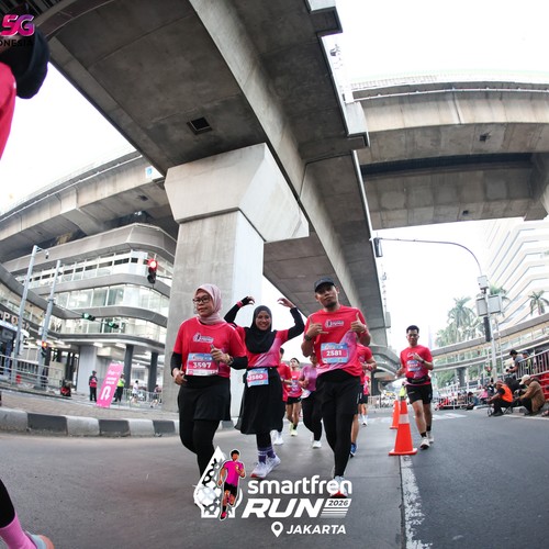 Race photo from SMARTFREN RUN 2026