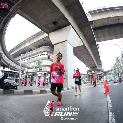 Race photo from SMARTFREN RUN 2026