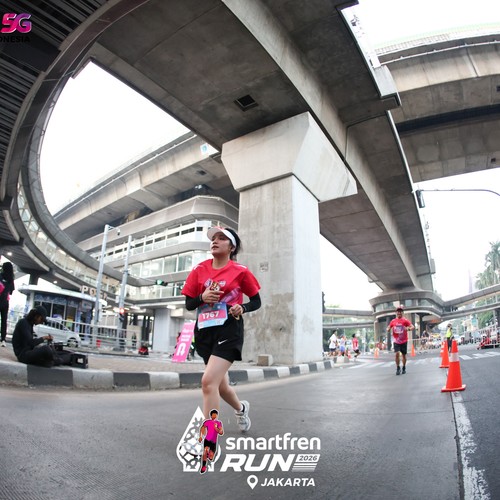 Race photo from SMARTFREN RUN 2026