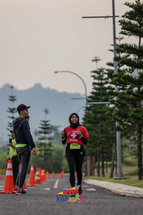 Race photo from CISANGKAN KBP CITY RUN 2025