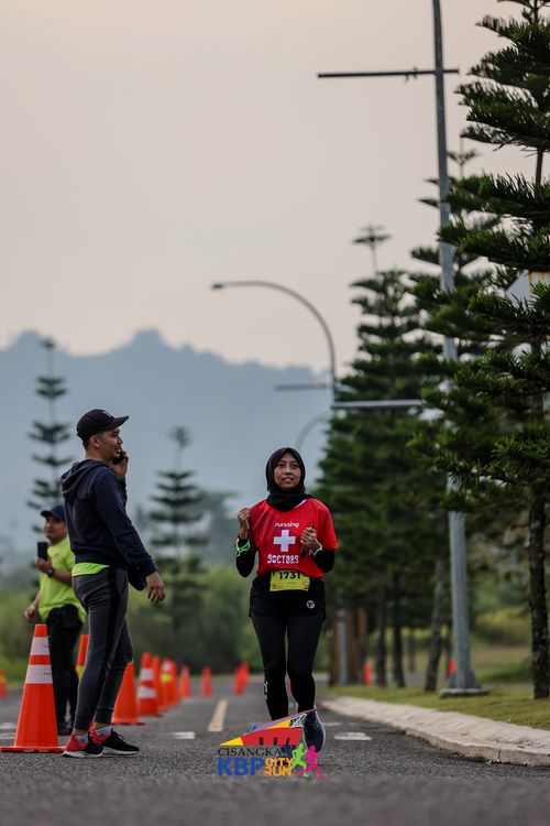 Race photo from CISANGKAN KBP CITY RUN 2025