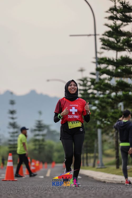 Race photo from CISANGKAN KBP CITY RUN 2025