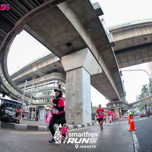 Race photo from SMARTFREN RUN 2026