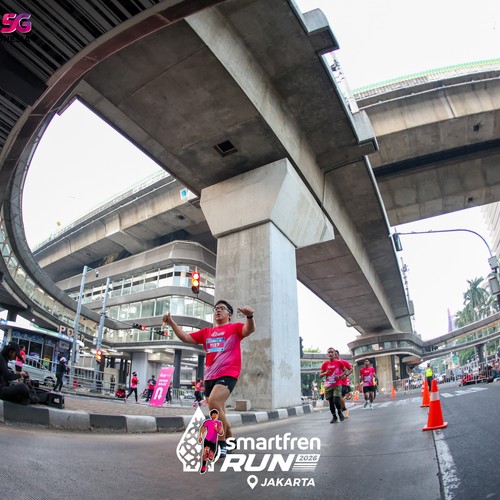 Race photo from SMARTFREN RUN 2026