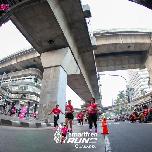 Race photo from SMARTFREN RUN 2026