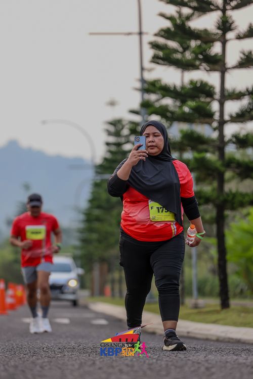 Race photo from CISANGKAN KBP CITY RUN 2025
