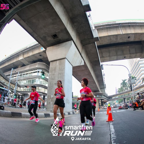 Race photo from SMARTFREN RUN 2026