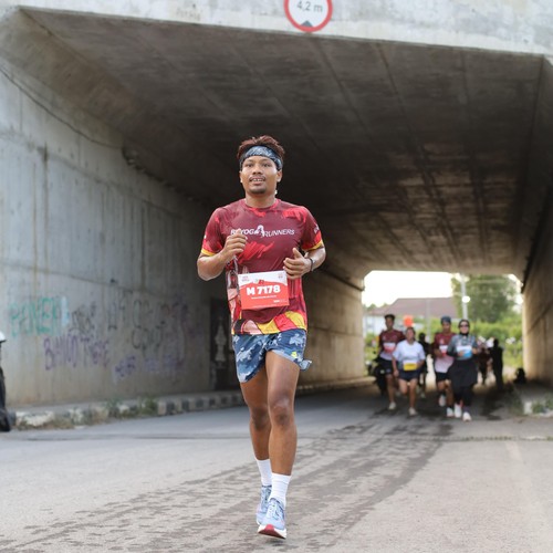 Race photo from KEDIRI HALF MARATHON 2026